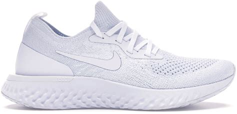 nike epic react true white